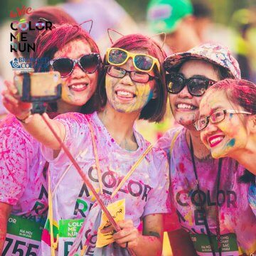Hoạt động tình nguyện tại Colour Me Run 2017